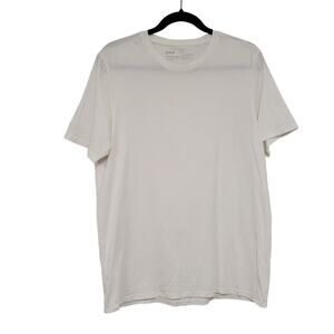 Pact Organic Cotton Stretch T-shirt Men's L White Quality Elevated Basic Capsule